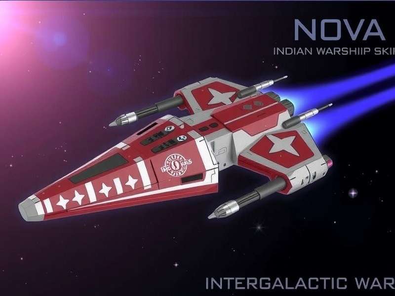 Exclusive Indian warship skin in Intergalactic War Nova Intergalactic War Nova Indian Warship Skin